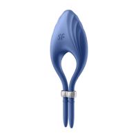 Satisfyer Duelist - dobíjací vibračný krúžok na penis (modrý)