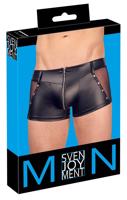 Svenjoyment - Priehľadné boxerky s bočným zipsom (čierne)