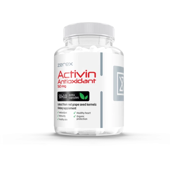 Zerex ActiVin Antioxidant - Ochrana pred oxidačným stresom 50 + 10 kapsúl