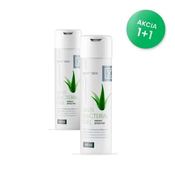 2x Zerex Antibakteriálny gél 100 ml