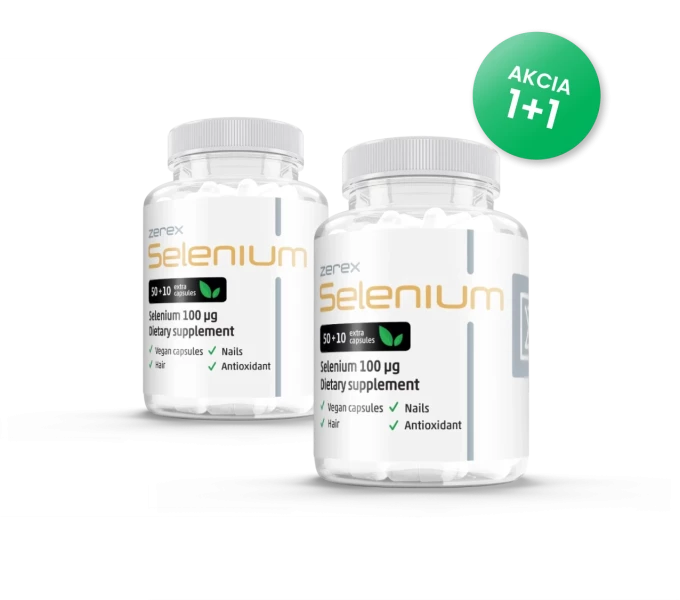 2x Zerex Selén 100 µg 2x 60 kapsúl
