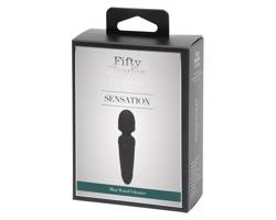 50 odtieňov sivej Sensation Wand - mini masér (čierny)