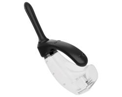 Afterdark - automatický vibrační anál čistič (priehľadný)