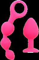 Análna súprava Barcelona Duo Pleasure, ružová