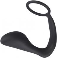 Análny kolík s erekčným krúžkom Ring & Plug (9,7 cm)