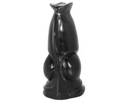 AnimHole Wolf - vlčí penis dildo - 21cm (čierne)