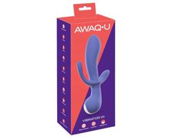 AWAQ.U 1 - trojitý akku vibrátor v fialovom odtieni