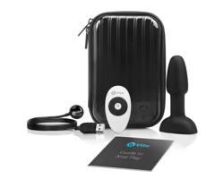 b-Vibe Rimming - otočné análne vibrátorové perly (čierne)