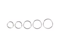 Bad Kitty - kovový krúžok na penis (5-dielna sada)