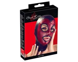 Bad Kitty - Lesklá maska na sanie - červená (S-L)