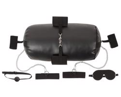 Bad Kitty - Pútajúca súprava s vankúšom - 11 dielov (čierna)