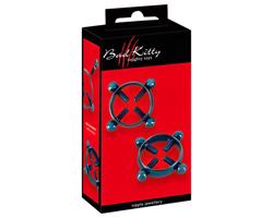 Bad Kitty - šikovná šperkov pre bradavky (kruh) - modrá