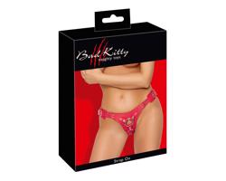 Bad Kitty - spodné prádlo na pripínanie (červené)