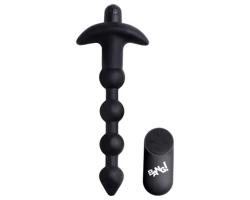 Bang! - akumulátorový, rádiový anál vibrátor (čierny)