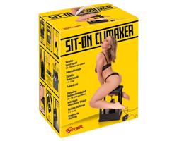 Banger Sit-On-Climax: elektrický sex stroj (čierny)