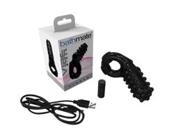 Bathmate Vibe Ring Tickle - vibr.penisový krúžok (čierny)