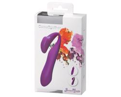 BeauMents Come2gether - nabíjajúci sa, vodotesný párový vibrátor (fialový)