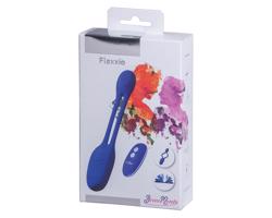 BeauMents Flexxio - Dvojmotorový párový vibrátor (modrý)