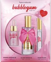 Bijoux Indiscrets masážny set Bubble Gum (3 ks) + darček jedlá čokoláda na telo (100 ml)