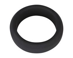 Black Velvet - hrubostenný penisový krúžok (3,8cm) - čierny