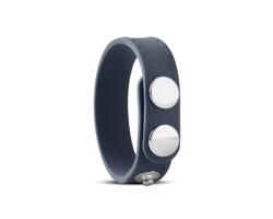 Boners Cock Straps S/M - nastaviteľný krúžok na penis (šedý)