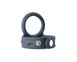 Boners L Pás - prsteň na penis a semenníky v jednom (sivý)