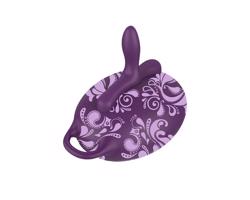 Bouncy Bliss Classic - Nafukovací Vibračný Vankúš (fialová)