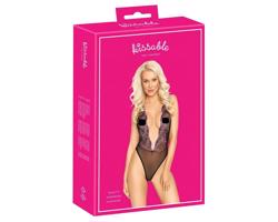 Bozkateľné - čierne body s ružovou výšivkou