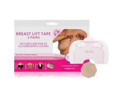 Bye Bra F-H - neviditeľná podprsenka - telová (3 páry)