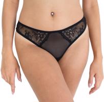 Čierne tangá Lust Time, XS