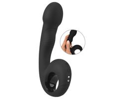 Čierny Velvet - G a P bod vibrátor (čierny)