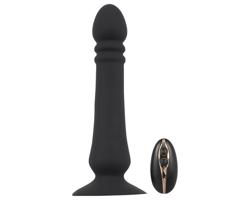 Čierny Zamat - dobíjací análny vibrátor (čierny)
