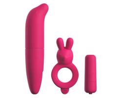 Classix - vodotesný vibračný set - 3 kusy (ružový)
