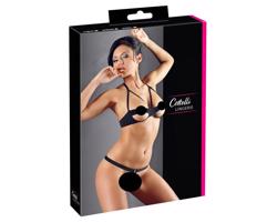 Cottelli - Čierny set s kovovou podprsenkou