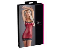 Cottelli - lesklé minišaty (červené)