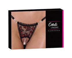 Cottelli - luxus perličkové tango (červeno-čierne)