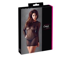 Cottelli - priehľadné šaty (čierna)