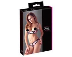 Cottelli - Pruhovaná podprsenka so súpravou