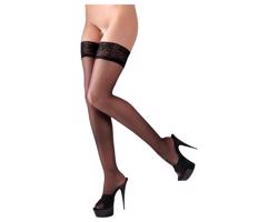 Cottelli - Saténové pančuchy (čierne)