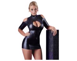 Cottelli - šaty s odhalenými ramenami (čierne)