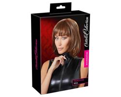 Cottelli - stredná dĺžka bob parochňa s ofinkou (hnedá)