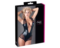 Cottelli - žiarivý sieťovaný body (čierny)