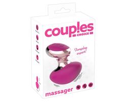 Couples Choice - nabíjateľný mini masážny vibrátor (ružový)