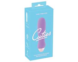 Cuties Mini Purple - nabíjateľný silikónový vibrátor (fialový)