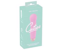 Cuties Mini Rose - nabíjateľný vlnkový vibrátor (ružový)