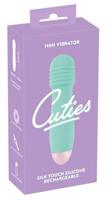 Cuties Mini Wand - nabíjací mini masážny vibrátor (zelený)