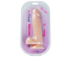 Desirel Titan - realistické dildo s semenníkmi (naturálna farba)