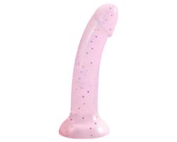 Dildolls Starlight - prísavkový hviezdny dildo (ružový)