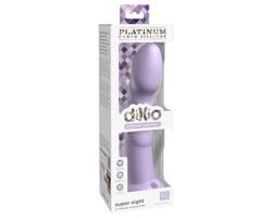 Dillio Super Eight - silikónové dildo s prísavkou (21cm) - fialové