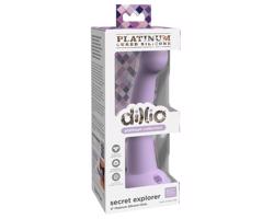 Dillio Tajný objaviteľ - prísavný dildo (17 cm) - fialový
